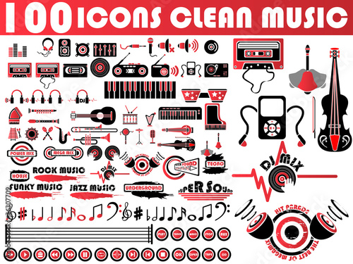 100 ICONS CLEAN MUSIC