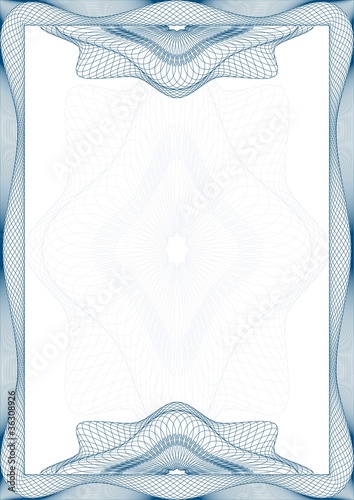 Guilloche vector frame
