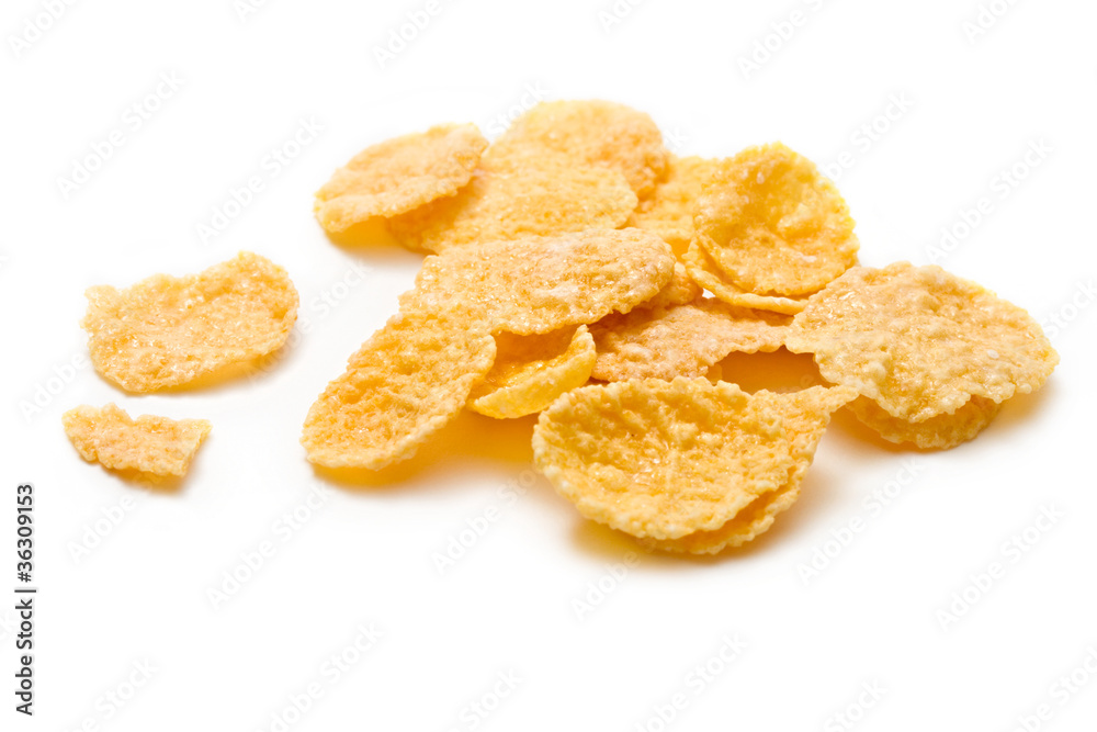 Cereal isolated on the white background Cereal isolated on the white background