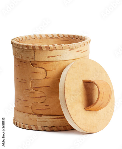 Birch bark box photo