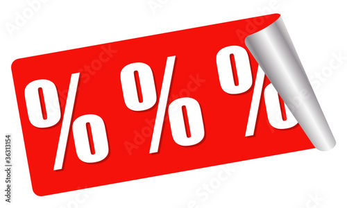 red sticker - discount