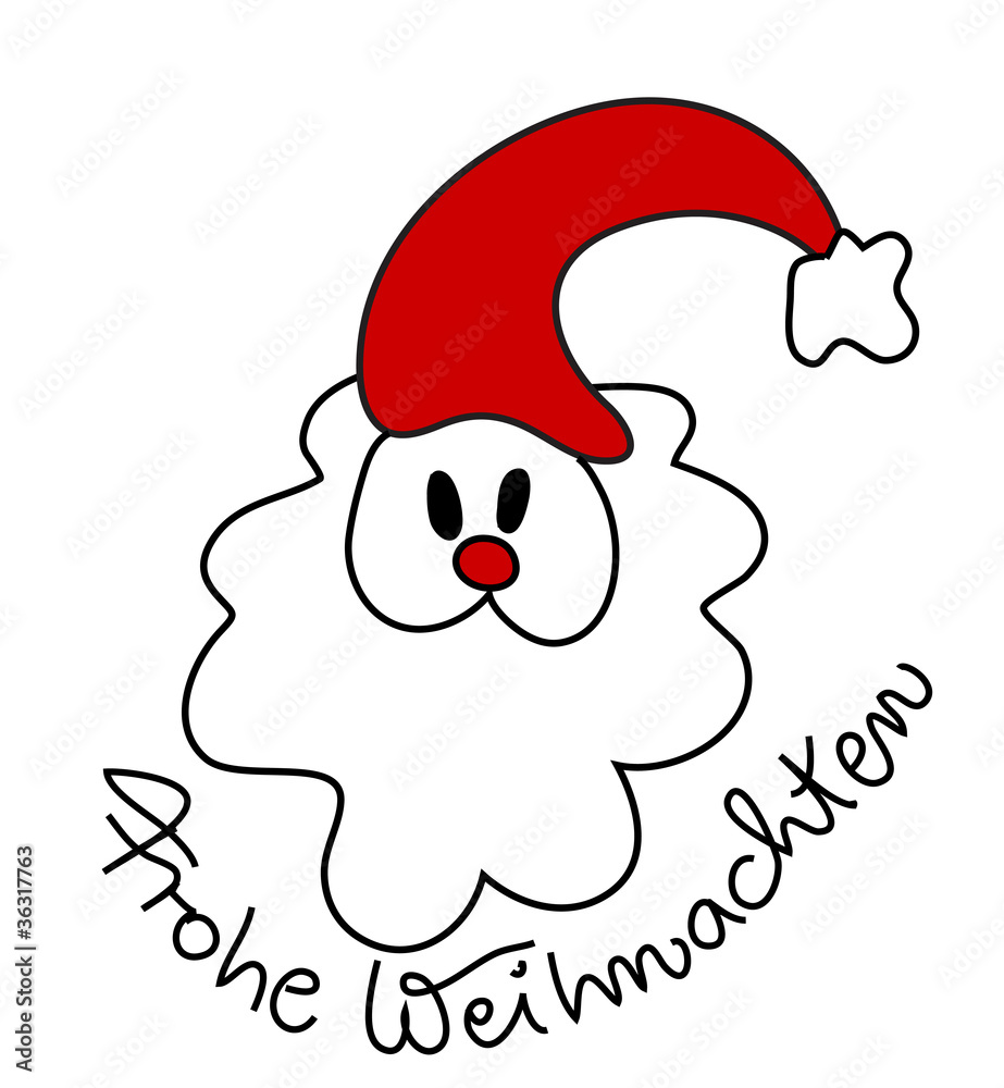 Abstrakter Santa Claus Abstrakter Santa Claus