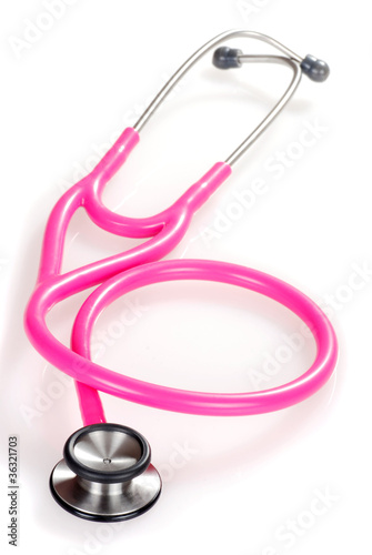 pink stethoscope