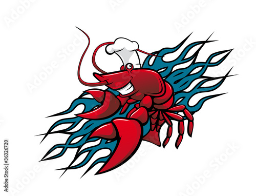 Smiling prawn