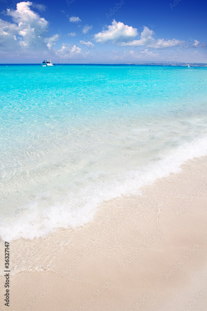 Illetes Formentera East beach tropical turquoise