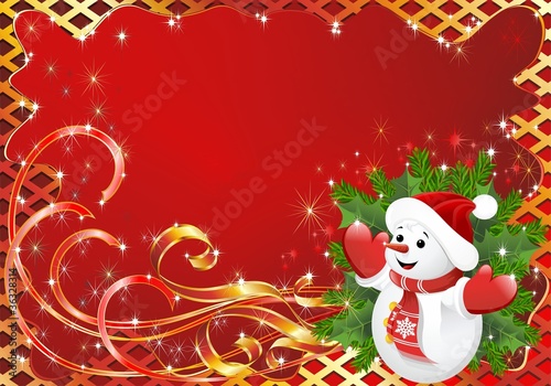 Natale Cartolina Auguri-Christmas Greeting Card-Vector-2