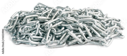 chain, folded in a heap photo