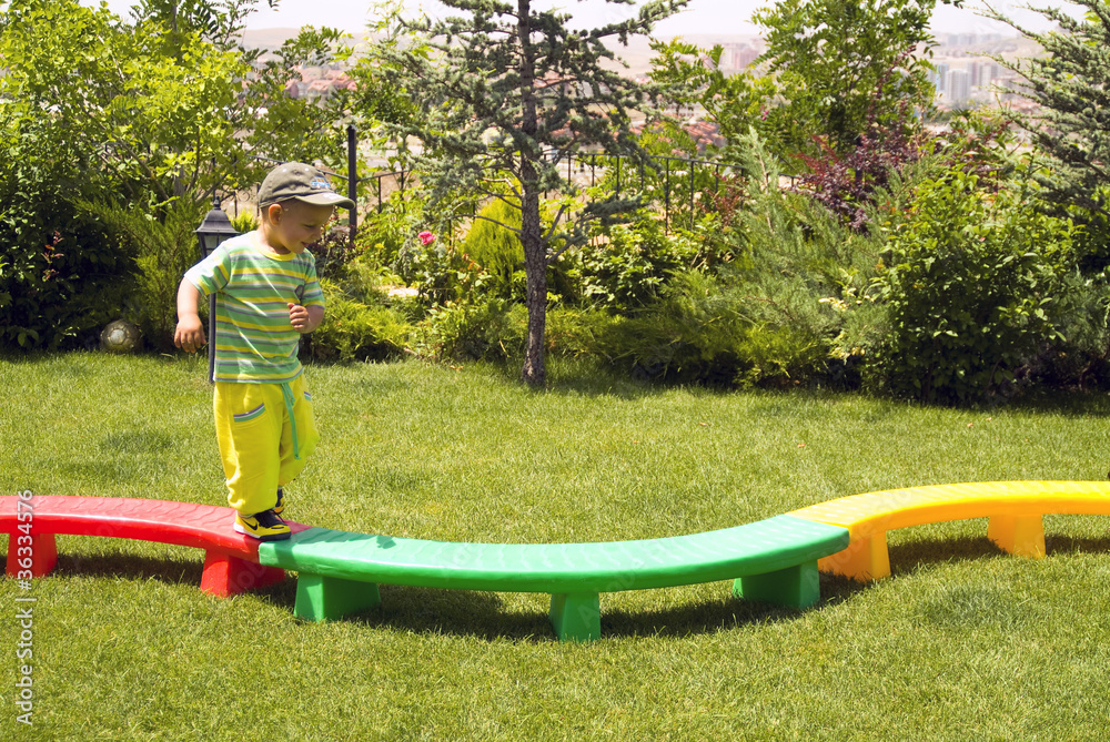 Fototapeta premium spor, çoçuk