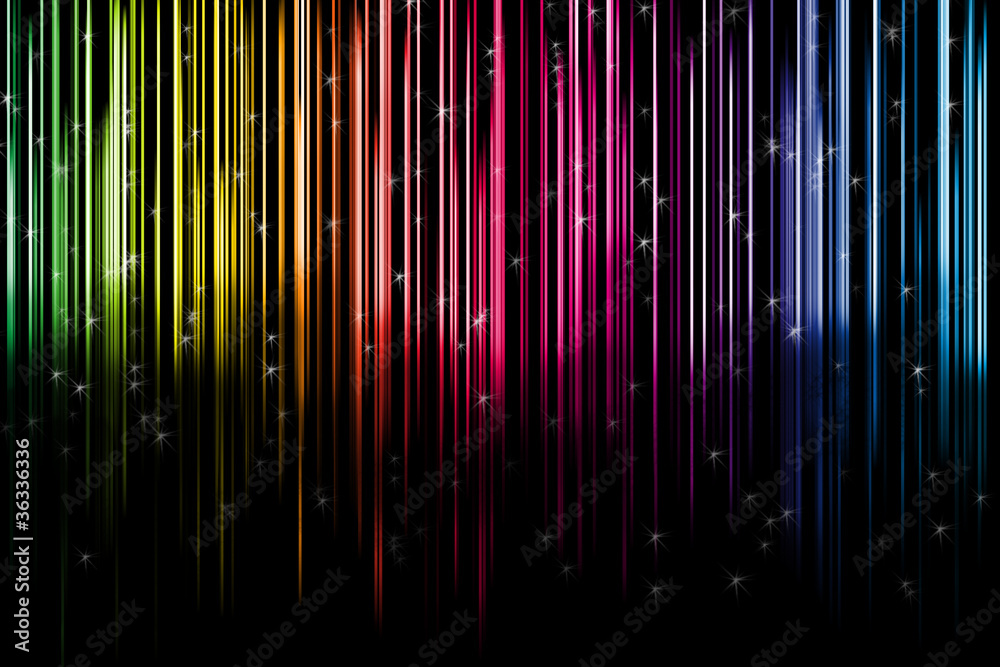 Hintergrund Streifen mit Glitzersternen