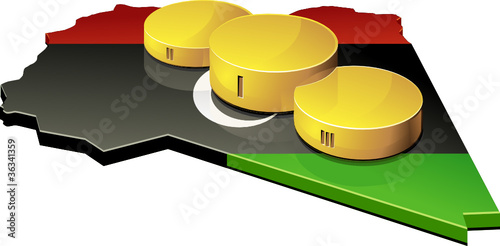 Podium in Libya
