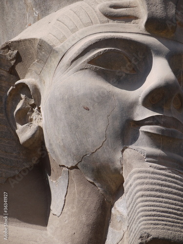colossi at Karnak