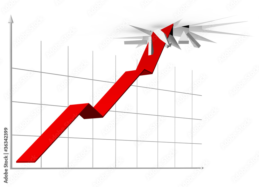 Fototapeta premium Curve going through the ceiling