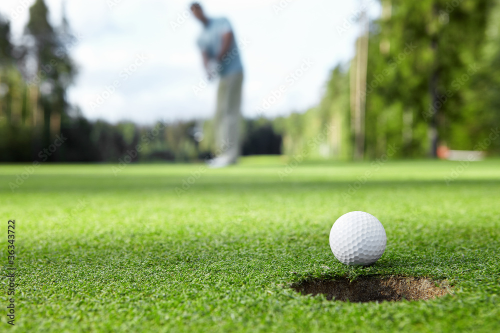 Obraz premium Playing golf