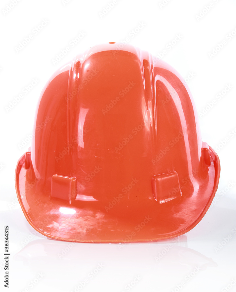 orange construction helmet shot orange construction helmet shot