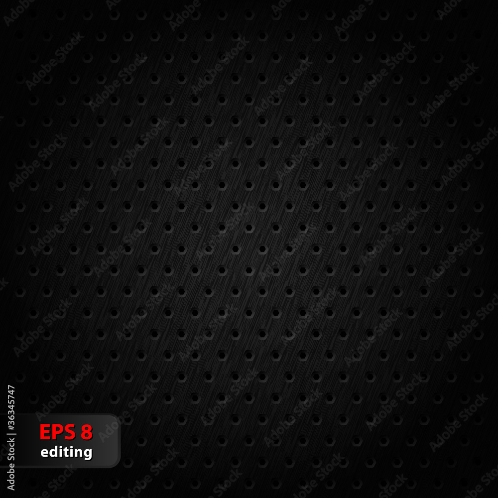 Matte metallic texture. Easy editing of eps8