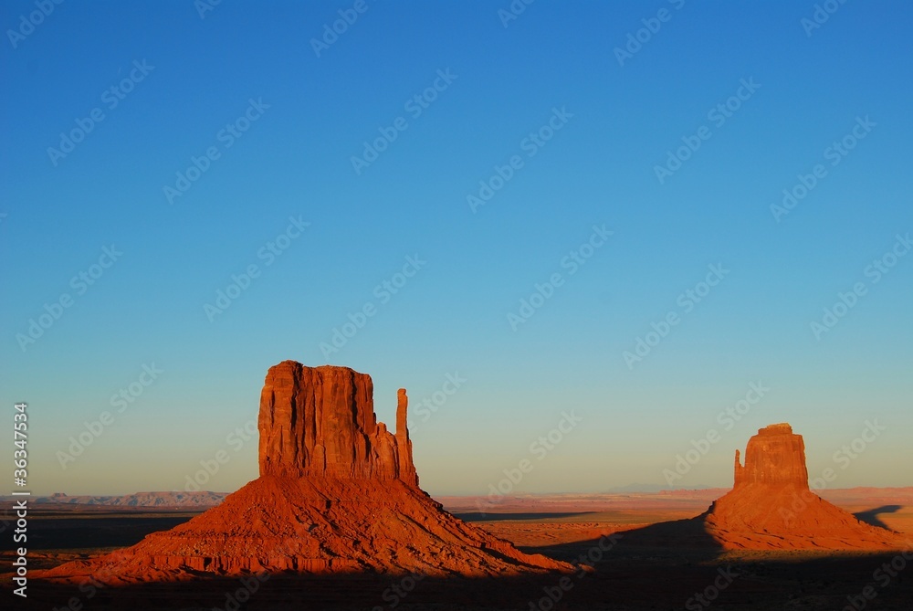 monument valley - sunset