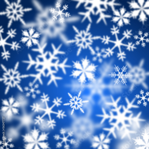background of snowflakes