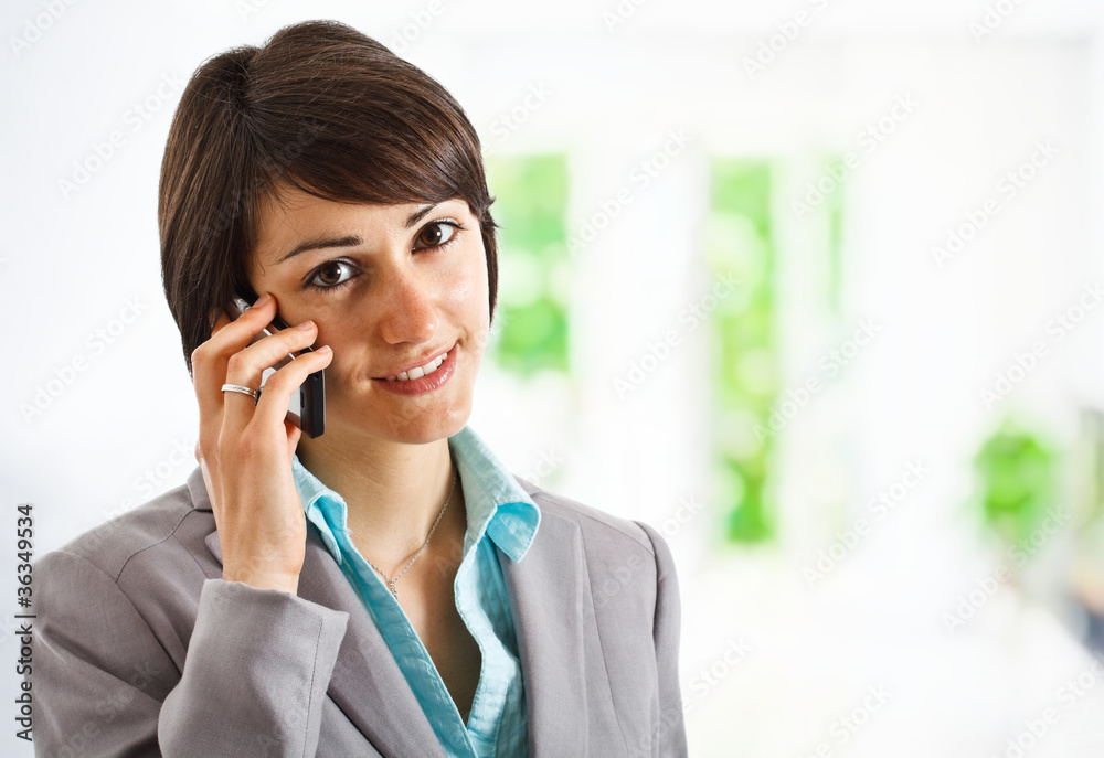 Woman using phone