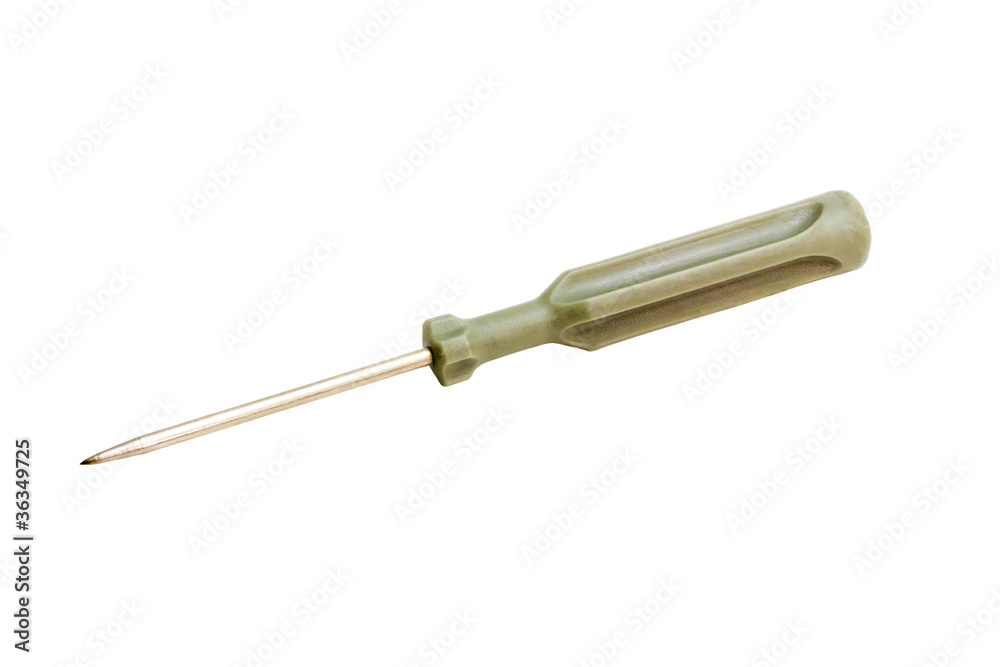 awl with a plastic handle awl with a plastic handle