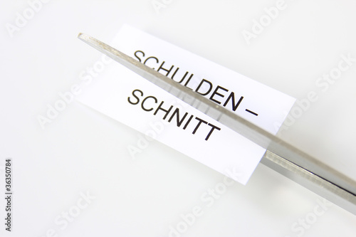 Schuldenschnitt photo