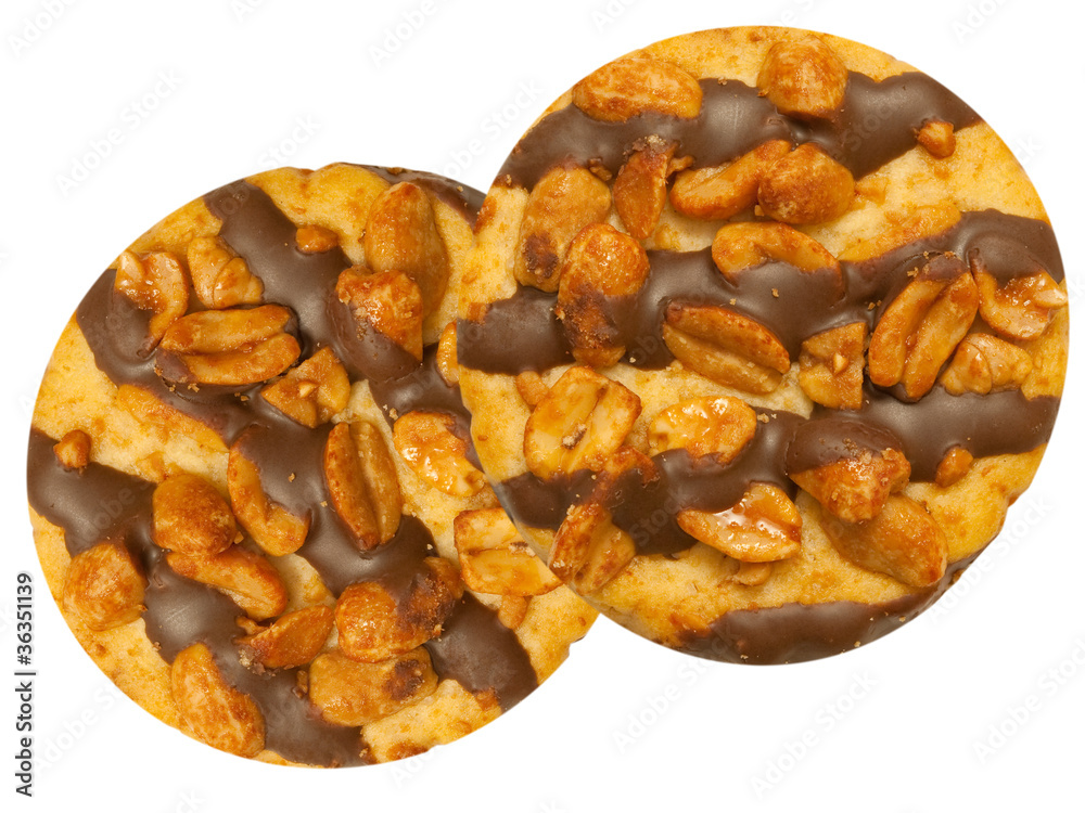 chocolate cookies isolated on white background chocolate cookies isolated on white background