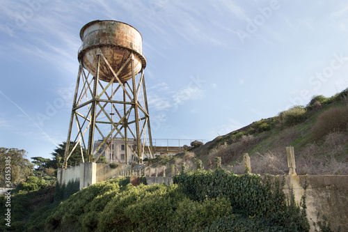 Water Tower at Alcatraz Island