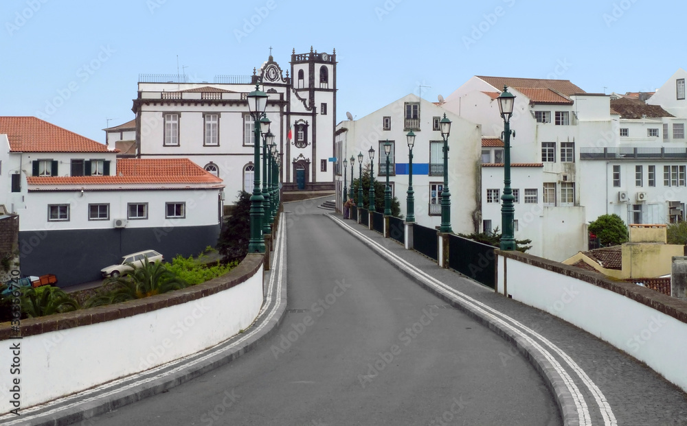 street scenery at Ponta Delgada