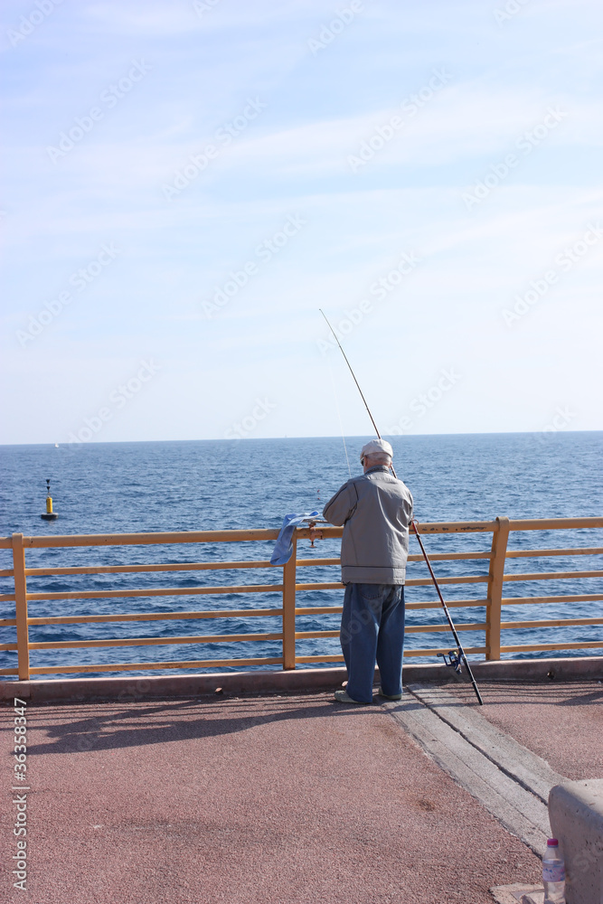 la pêche solitaire