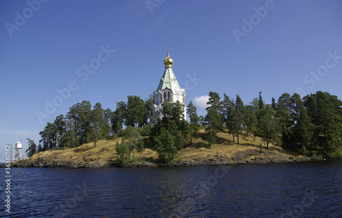 Valaam monastery in Karelia, Russia photo