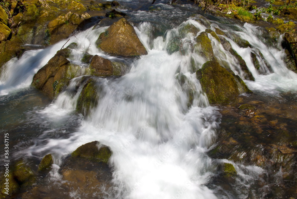 River splashes