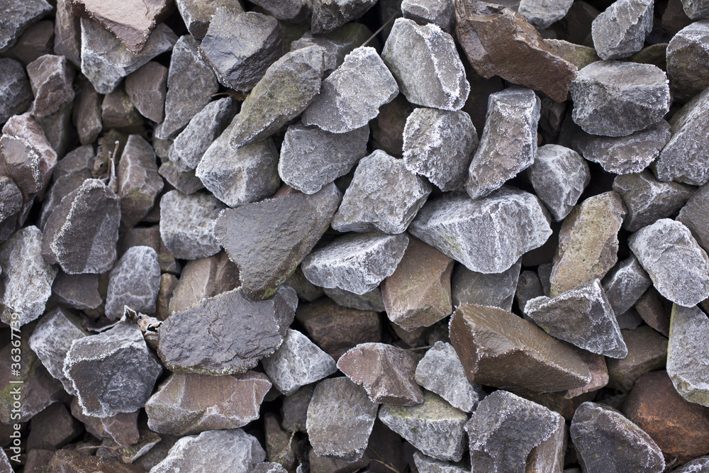 frosted stones for the background frosted stones for the background