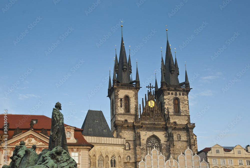 Die Teynkirche von Prag Die Teynkirche von Prag