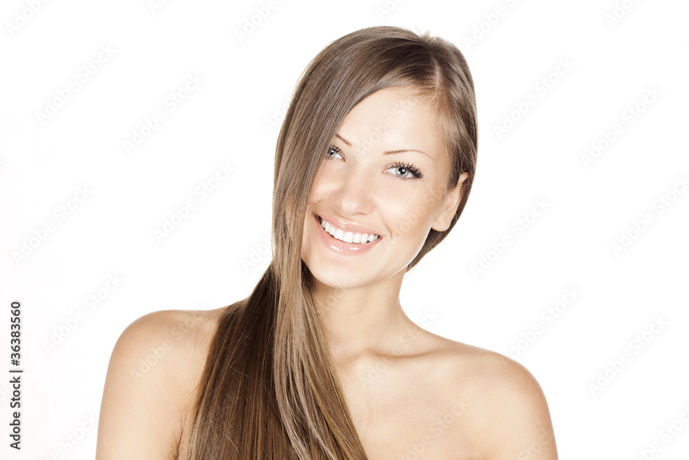 fashion portrait of a woman with beautiful long natural hair fashion portrait of a woman with beautiful long natural hair