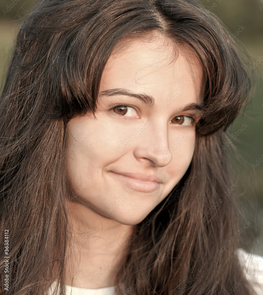 evening portrait of adorable young girl in beautiful sunshine evening portrait of adorable young girl in beautiful sunshine
