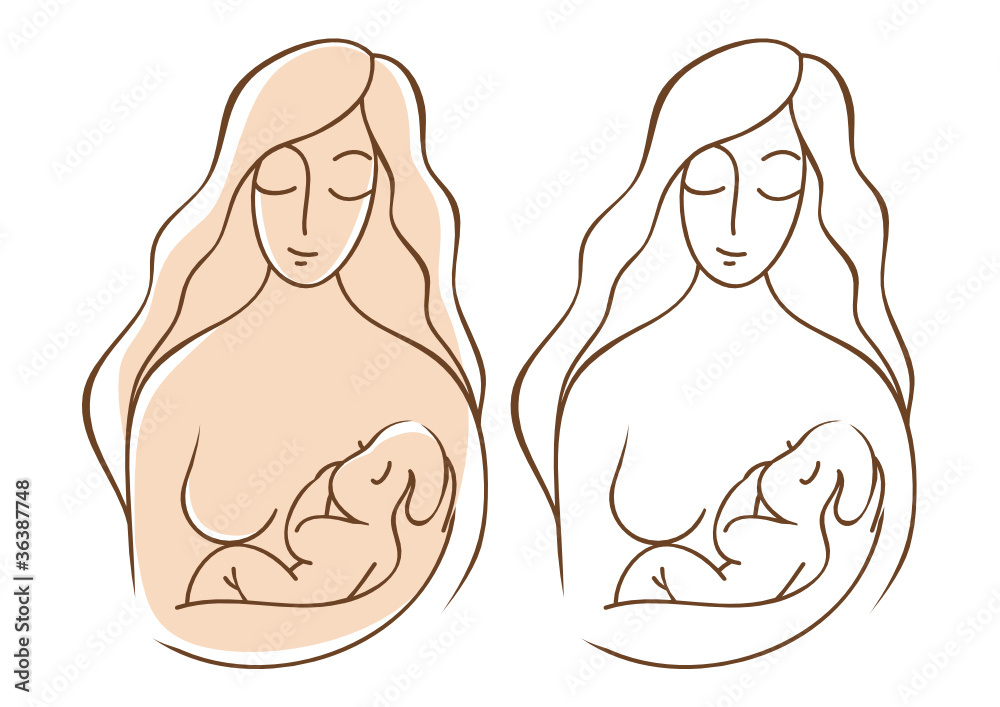 Fototapeta premium Breastfeeding