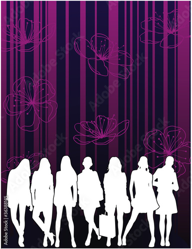 young females and lilac strip