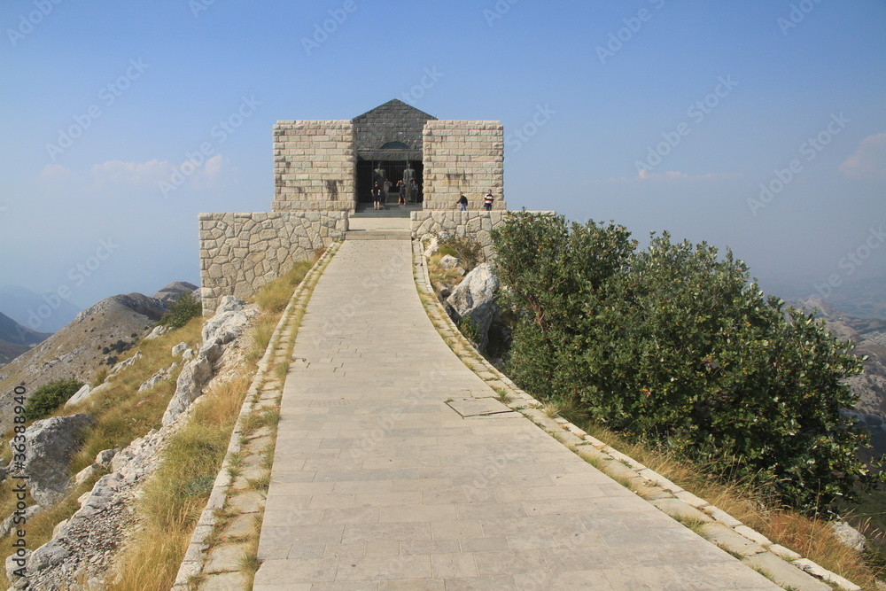 Njegoš-Mausoleum im Lovcen-Nationalpark - Montenegro
