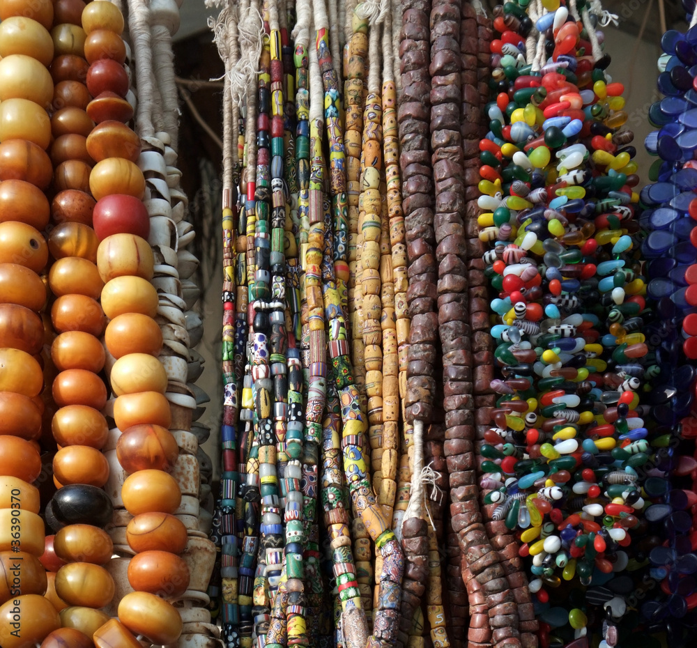 Fototapeta premium decorative cords in black back