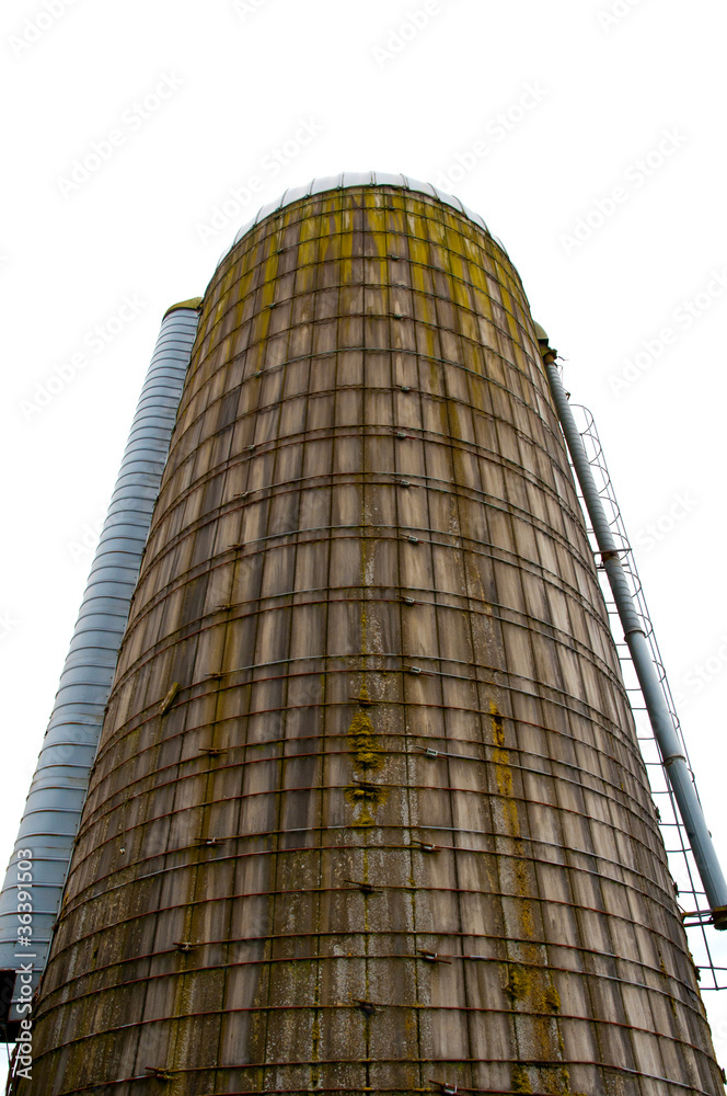 Big metallic silo for storage