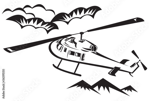 helicopter chopper search and rescue