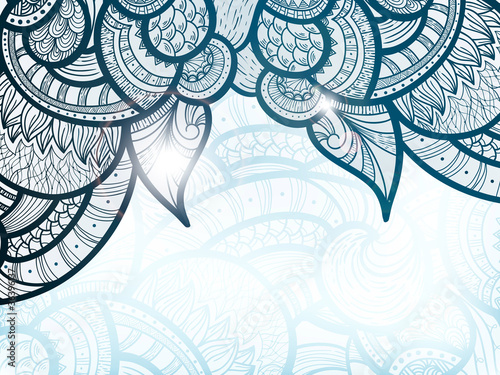 vector abstract floral background