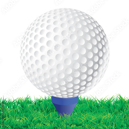 Départ de partie de golf