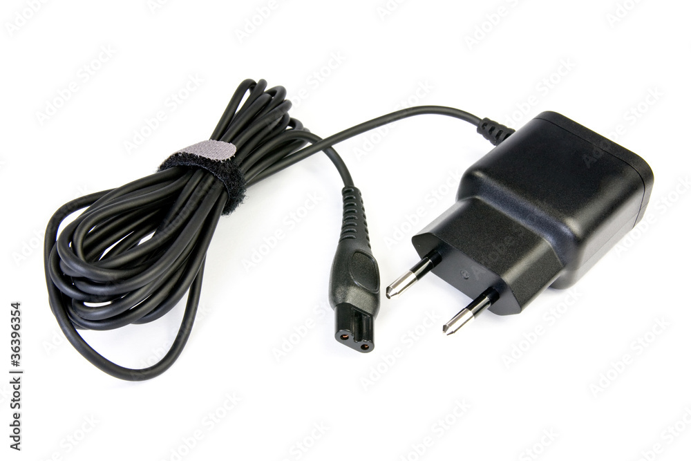 Black electric cable Black electric cable