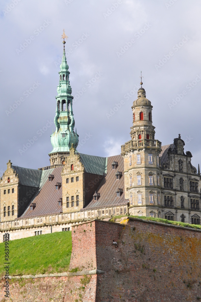 Fototapeta premium il castello di helsingor, residenza di amleto