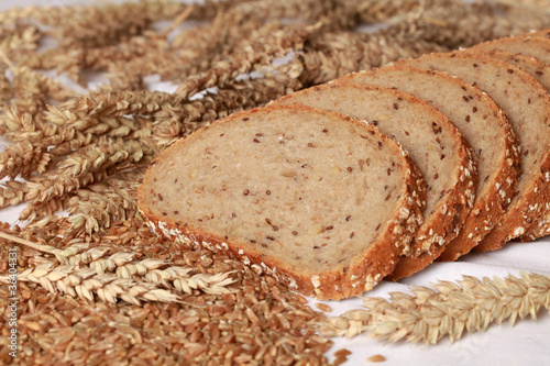 Scheiben vom Mehrkornbrot