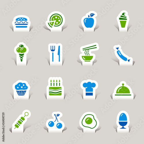 Papercut - Food Icons