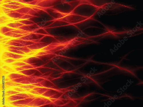 Sheet of flame