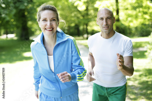 Joggen im Park