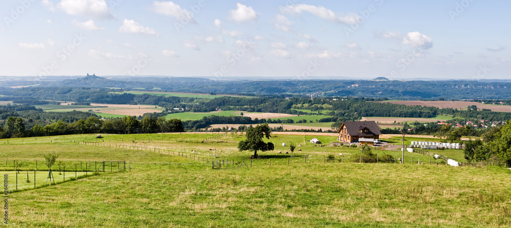 Fototapeta premium Panorama in Czech Paradise