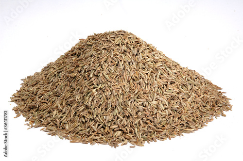 Mountain of cumin seeds